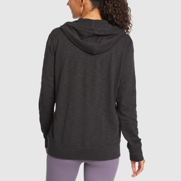 Eddie Bauer Women's Legend Wash Slub Full Zip Hoodie - NWT Atlantic Navy Blue L - Picture 13 of 13